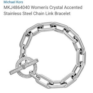 Michael Kors Stainless Steel Chain Bracelet